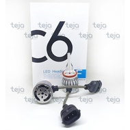 Cob Car Headlight LED Foglamp C6 H11 H7 Chips 36W 3800Lm HiLo TG