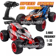 1:22 RC Racing Speed Storm Buggy Car 2.4GHz 2WD Kereta Kontrol Mainan Kereta Budak Remote Control Ca
