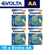 16 x Panasonic Evolta AA Alkaline Battery LR6EG/4B [ 4 Packs ]