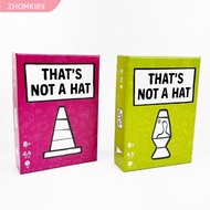 ZHOMKI89 That’s Not a Hat Game, English Version 3-8 Players Happy Party Game,   Extended Party Game 
