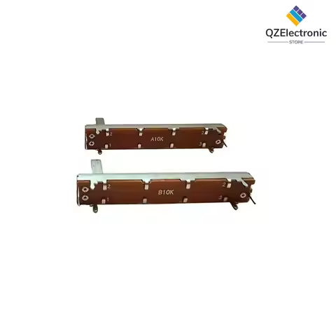 5pcs 60mm Straight Slide Liner Potentiometer Mixer Fader Variable Resistors A103 B103 10K Ohm 6pins 