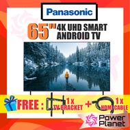 [FREE TV BRACKET &amp; HDMI CABLE] Panasonic 65" LED 4K HDR Smart Android Google TV TH-65MX650K / TH65MX650K