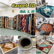 [Ready Stock Carpet 3D Velvet 6xL/L/M High Quality Harga Murah