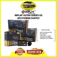 ▨ ✨ ♈ INPLAY  PSU GS550, GS650, GS750 80+ Bronze PSU