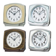 SEIKO Alarm Clock Table Clock Analog White Pearl KR891W