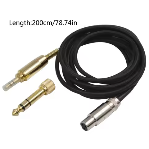 6.3/3.5mm Jack Headphone Cable Audio Line Cord for AKG Q701 K702 K267 K712 K141 K171 K181 K240 K271S