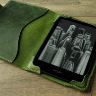 Kindle Paperwhite 12 2024 皮革保護套 深藍色海軍藍色 Kindle 保護套 電子閱讀器保護套