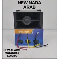 alarm mundur nada Arabican TERBARU 12v/24v backhorn 3fungsi suara Mundur &amp; Rem Mobil pickup truk &amp; bus