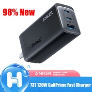 Anker 737 120W GaNPrime PPS 3-Port USB C Fast Charger Compact Foldable Wall Charger