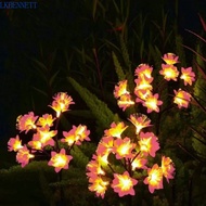 LKBENNETT LED Outdoor Landscape Light, Simulation Plant Design LED Light Source Camellia Simulation 
