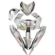 COVERSET YAMAHA 135LC V1 JUPITER MX FULL SILVER