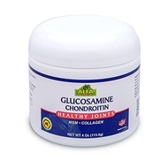 Glucosamine and Chondroitin cream 4 oz. With MSM and Collagen / Joint. Bone. Muscle by Alfa Vitamins