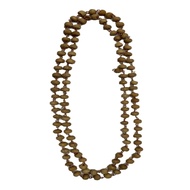 Satvik Brown Tulsi Beads Mala Holy Basil Rosary String 108 Beads For Neck Wearing Prayer Rosary Japmala