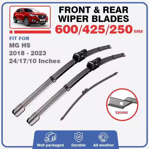 For MG HS 2018 - 2023 MGHS AS23 EHS PHEV Plug 2022 2021 Car accessories Front Rear Wiper Blades Wind