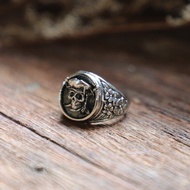 海盜骷髏戒指人銀花