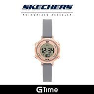 [Authorized Dealer] Skechers SR6257 Women's Magnolia Digital 32mm Silicone Strap Watch jam ori skech