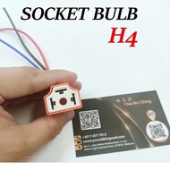 H4 High Temperature Ceramic H4 Head Lamp Socket Connector Car Headlight Socket Connector Lamp Bulb