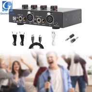 [Gazechimp] Microphone Amplifier Audio Equipment 2 Channel Amplifier for Car Party PC