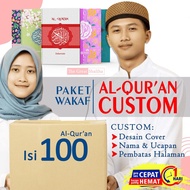 Paket isi 100 Al-Quran Custom A5 HC untuk Wakaf Berbagai Keperluan