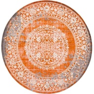 MEGALLERY Round Farmhouse 30 | Print Carpet | Aesthetic Carpet | Turkey Carpet | Living Room Carpet 