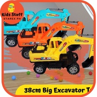 Big Backhoe Excavator Truck Toy Construction Vehicles Toys for Boys