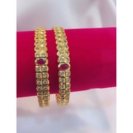 Indian impon gold plated bangles