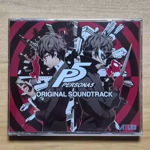 Game Persona 5 P5 Shoji Meguro Lyn Music CD Greatest Hits Album 3pcs Music Record Cosplay Walkman Ca
