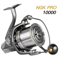 BILLINGS NGK PRO SPINNING Fishing Reel 8000-14000 ที่มีประสิทธิภาพ Surf Long Casting Reel 33LBs ลากส