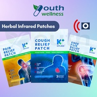 KPlass Cough Relief | Pain Relief | Knee Pain Relief Herbal Infrared Patches