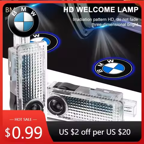 Interior Mouldings E90 For BMW 2Pcs Car Emblem Projector Lights Door Welcome Lamps For BMW i3 i4 i5 