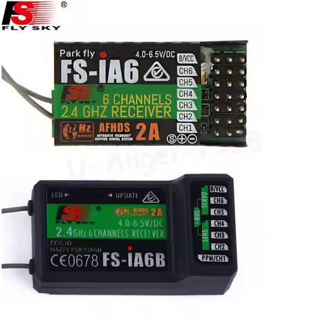 Flysky FS-iA6 FS-iA6B 6CH 6 Channel Remote Control Receiver Compatible Flysky i4 i6 i10 GT2E GT2F GT