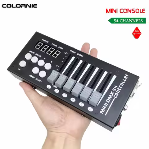 Mini 54CH DMX Controller Console LED Stage Lighting DJ Controller DMX Controladora DJ For Lumiere Mo