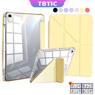TBTIC For iPad Case With Pencil Holder 11th A16 2025 10th 10.9 Transparent Cover Casing A3354 A3355 