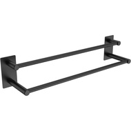 Double Rod Toilet Perforation-Free Bathroom Towel Towel Rack Cross-Border Towel Rack Stainless Steel
