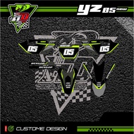 DECAL BEBEK TRAL YZ NEW 85 DECAL YZ STRIPING YZ STICKER YZ NEW 85 01