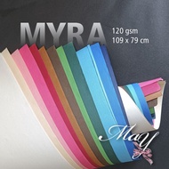 Fancy Paper Textur emboss Karung Goni 12 warna uk 109 x 79cm Kertas Kado (Myra)