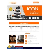 EcoKing ICON WALL LIGHT. 3watt, 5watt, 7watt.WarmWhite