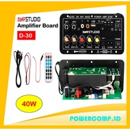 Amplifier Board Audio Bluetooth USB FM Subwoofer DIY 40W - TaffSTUDIO D30/D-30 Bluetooth Amplifier 4