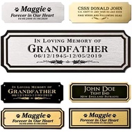 Personalized Name Plates, Solid Brass Engraved Plaque, Trophy Plates Engraved, Custom Name Plate wit