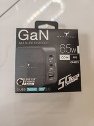 Max power 牛魔王65W 3位 GaN USB 充電器 GN65X