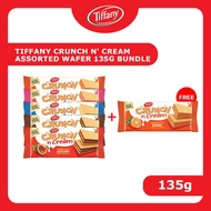 [BUY 5 ASSORTED GET 1 FREE Orange] Tiffany Crunch N' Cream Assorted Wafer Bundle 135g | UAE Imported