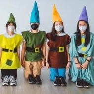 Dwarf Costume for Kids and Adults | Flannel Dwarf Costume | Costume White 7 Dwarf KidsSnow