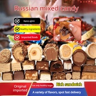 Mixed flavors Candy chocolate Health Alcoholic dessert Russian Imported Mixed Candy Chocolate Wooden