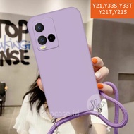 Softcase + Tali Vivo Y21 Vivo Y21A Vivo Y21T Vivo Y33S Vivo Y33T Case Vivo Y21 Case Vivo Y21A Case V