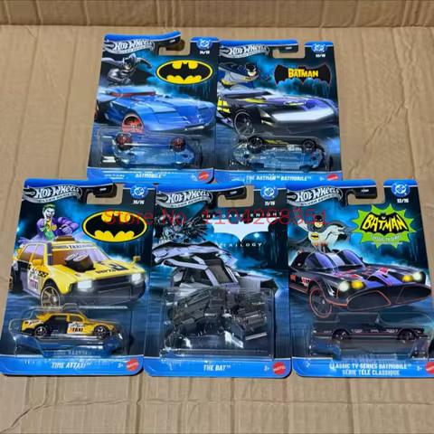 Hot Wheels Silver Label High Speed Batman Vehicle 1:64 Scale Collector'S Edition Alloy Diecast Model