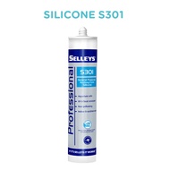 Selleys S301 Silicone Sealant 330g (Black, Clear, Gray, White)