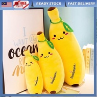The ShopKl Banana Doll Plush Toy Soft Long Pillow Banana Sleeping Pillow Cute Doll Kids Birthday