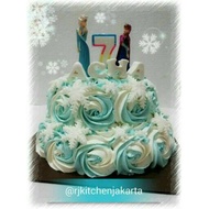 Kue Ulang Tahun Frozen (2 Tingkat)