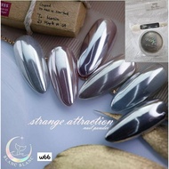 Blanc W66 Nail Polish Powder In A Jar 0.3g. Different Colors Will Give Effects. Mirror