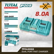 Total 8A Battery Charger 20V TFCLI2082 4A + 4A